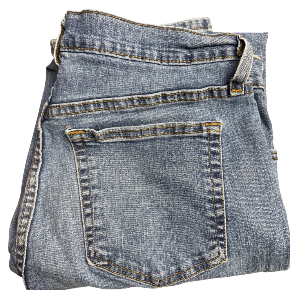 George Athletic Jeans Mens 32x32(32x31) Medium Wash Straight Leg Denim Pants‎